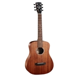 Cort 6 String Mini Acoustic Guitar-Mahogany