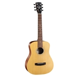 Cort 6 String Mini Acoustic Guitar-Natural