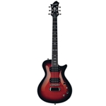 Hagstrom ULSWE-BGB-U Ultra Swede electric guitar- Burgundy Burst