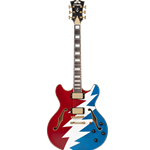 D'Angelico DAPDCSYF Premier Grateful Dead DC - Gloss w/ Gig Bag