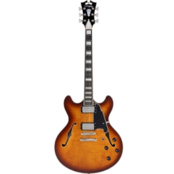 D'Angelico Premier DC - Dark Iced Tea Burst