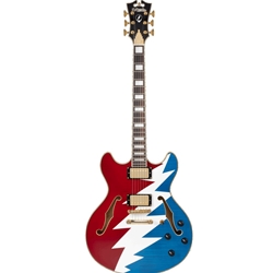 D'Angelico Premier Grateful Dead DC - Gloss w/ Gig Bag