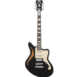 D'Angelico DAPBEDSHBLFCS Premier Bedford SH - Black Flake