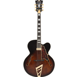 D'Angelico DAPEXL1GBRBGT Premier EXL-1 - Brown Burst